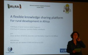 Julie Ferguson presenting new project